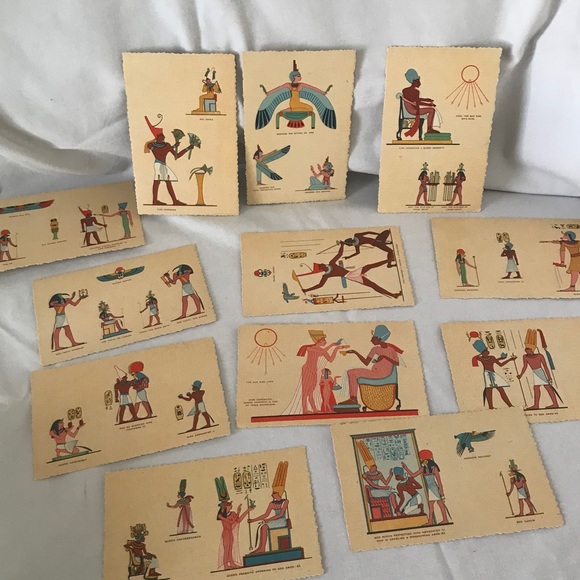 Vintage Egyptian post cards, set of 12 - Picture 1 of 3